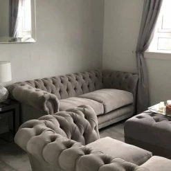 Furniture Imports LTD SOFAS Chesterfield Crushed Velvet Range