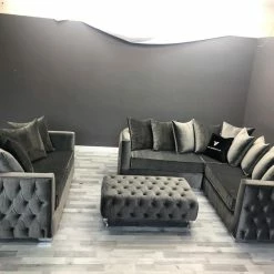 Velvetsofa.co.uk Arianna Premier Velvet Corner Sofa