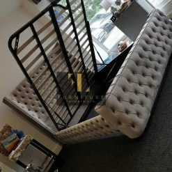 Furniture Imports LTD SLATTED OTTOMAN LIFT UP STORAGE MECHANISM BED COLLECTION