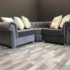 Velvetsofa RICHMONDS CHESTERFIELD FRENCH VELVET SOFA RANGE SOFAS