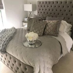 Furniture Imports LTD Majestic Plush Velvet Bed