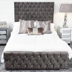 Furniture Imports LTD Majestic Plush Velvet Bed