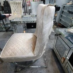 ASR INTERIOR Roma Velvet Dining Chair Wingback DINING CHAIRS