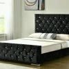 FIL Emerald Crushed Velvet Bedstead