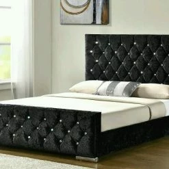 FIL Emerald Crushed Velvet Bedstead