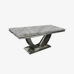 Furnish 365 Arial Marble & Glass Coffee Table