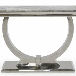 Furniture Imports LTD CONSOLE TABLES Arianna Grey Marble Console Table