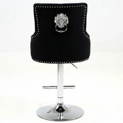 ASR INTERIOR Majestic Luxury Barstool Lion Knocker Back Adjustable Height LUXURY BARSTOOLS