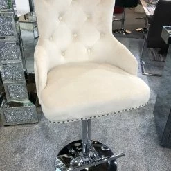 ASR INTERIOR Majestic Luxury Barstool Lion Knocker Back Adjustable Height LUXURY BARSTOOLS