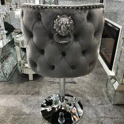 ASR INTERIOR SALE ITEMS Valentino Luxury Lion KnockerBack Barstool - 4 Colours