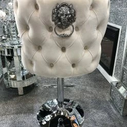 ASR INTERIOR SALE ITEMS Valentino Luxury Lion KnockerBack Barstool - 4 Colours