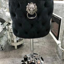 ASR INTERIOR SALE ITEMS Valentino Luxury Lion KnockerBack Barstool - 4 Colours