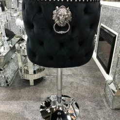 ASR INTERIOR SALE ITEMS Valentino Luxury Lion KnockerBack Barstool - 4 Colours