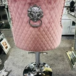 ASR INTERIOR Majestic Luxury Barstool Lion Knocker Back Adjustable Height LUXURY BARSTOOLS