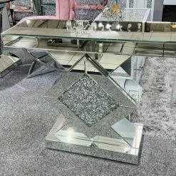 ASR INTERIOR CONSOLE TABLES Crushed Diamond Console Table