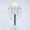 ASR INTERIOR Crystal Crushed Candle Holder Large CANDLE HOLDERS