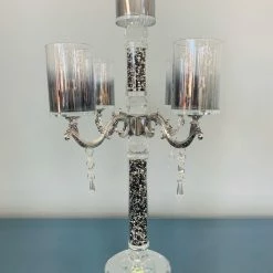 ASR INTERIOR Crystal Candle Holder 5 ARM