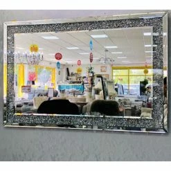 ASR INTERIOR Crushed Diamond Wall Mirror 80/120