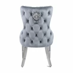 Furniture Imports LTD Victoria Grey Silver Dining Chair
