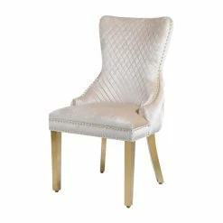 Furniture Imports LTD Victoria Cream & Gold Dining Chair