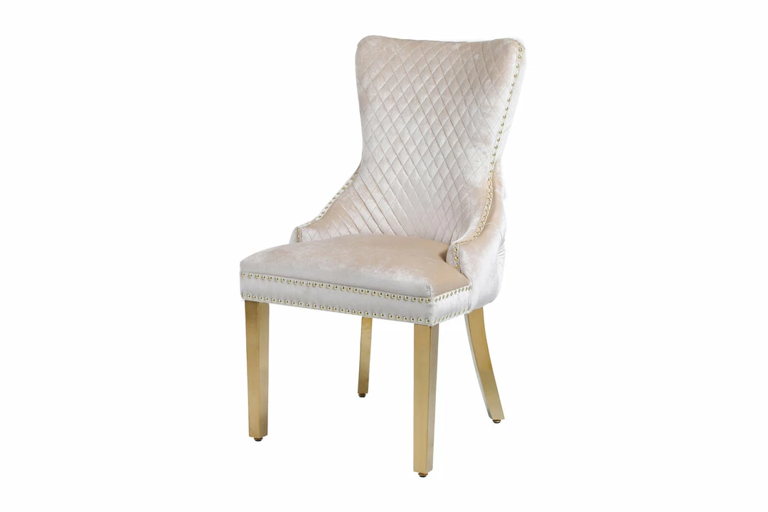 Furniture Imports LTD Victoria Cream & Gold Dining Chair