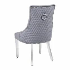 Furniture Imports LTD Majestic Dining Chairs Grey Round Knocker