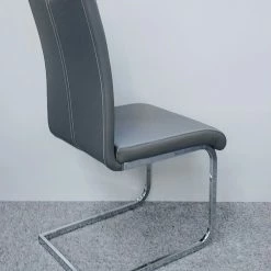 ASR INTERIOR Milan Grey Extending Dining Table + 6 Milan Chairs