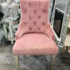 Furniture Imports LTD Majestic Dining Chairs Grey Black Cream Silver Pink
