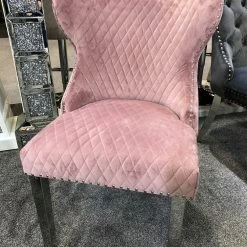 Furniture Imports LTD ALL DINING TABLE SET Valentino Imperial Grey Solid Marble Dining Table Set + Valentino Chairs