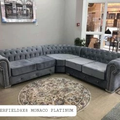 Velvetsofa Rockingham Chesterfield French Velvet Sofa Range