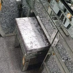 ASR INTERIOR DRESSING TABLE Crushed Diamond Double Dresser