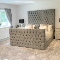 Furniture Imports LTD Phantom Upholstered Bed - Plush Velvet BED COLLECTION