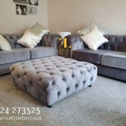Velvetsofa Rockingham Chesterfield French Velvet Sofa Range