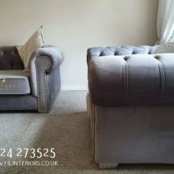 Velvetsofa Rockingham Chesterfield French Velvet Sofa Range