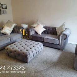 Velvetsofa Rockingham Chesterfield French Velvet Sofa Range