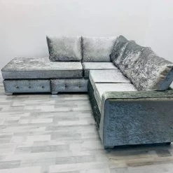 Velvetsofa SOFAS Charles Crushed Velvet Sofa Range