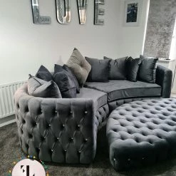 Sofa Sid Curved Velvet Royal Bohemia Sofa