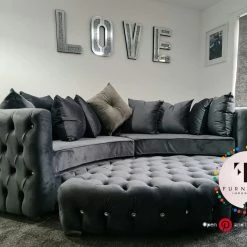 Sofa Sid Curved Velvet Royal Bohemia Sofa