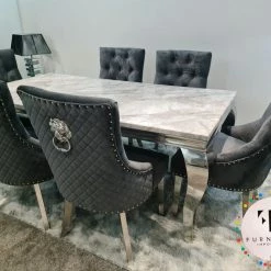 Furniture Imports LTD ALL DINING TABLE SET Chelsea Grey Dining Table Set + Majestic Chairs