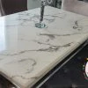 Furniture Imports LTD Imperial White Marble Effect 140cm Dining Table Only