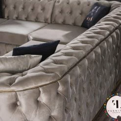 TURKISH Khalifah Sofa 3+2 Range Plush Velvet - Choose Combination DUBAI SOFA COLLECTION
