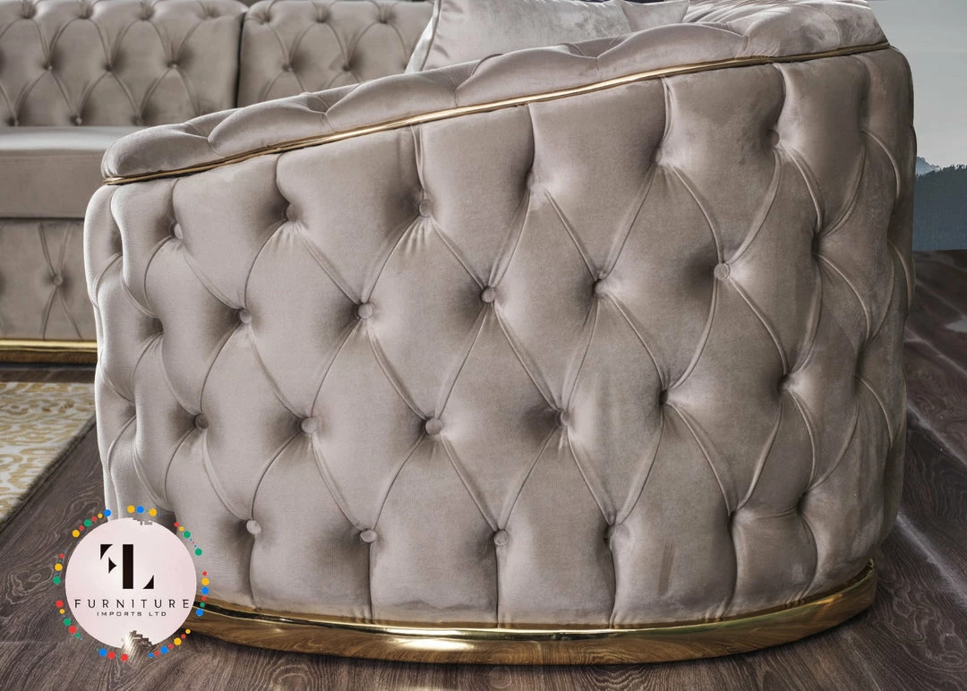 TURKISH Khalifah Sofa 3+2 Range Plush Velvet - Choose Combination DUBAI SOFA COLLECTION