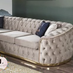 TURKISH Khalifah Sofa 3+2 Range Plush Velvet - Choose Combination DUBAI SOFA COLLECTION