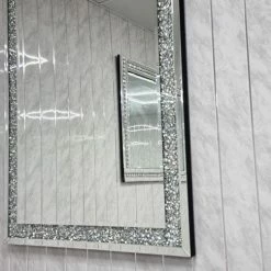 ASR INTERIOR Crushed Diamond Wall Mirror 80/120