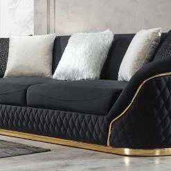 TURKISH Beverley Corner Sofa Range Plush Velvet - Choose Combination