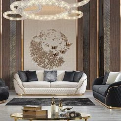 TURKISH Beverley Sofa 3+2 Range Plush Velvet - Choose Combination DUBAI SOFA COLLECTION