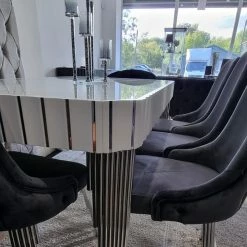 Furniture Imports LTD DUBAI OCCATIONAL FURNITURE LOTUS DINING TABLE SET