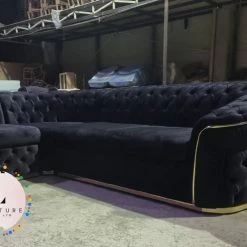 TURKISH Ambassador Corner Sofa Range Plush Velvet - 270cm X 270cm