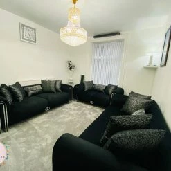 TURKISH DUBAI SOFA COLLECTION Elmira 3+2 Range Plush Velvet - Choose Combination