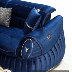 TURKISH DUBAI SOFA COLLECTION Castillo Velvet Sofa 3+2 Range Plush Velvet - Choose Combination